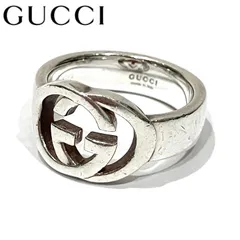 GUCCI インターロッキングGリング 25 シルバー925 GUCCI グッチ 指輪 メンズ レディース インターロッキング G
