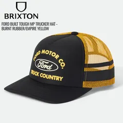 ブリクストン キャップ FORD COLLECTION-FORD BUILT TOUGH MP TRUCKER HAT - BURNT RUBBER/EMPIRE YELLOW スナップバック キャップ CAP アメ車 ストリート アメカジ サーフィン
