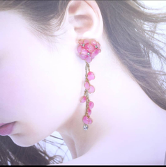再販 ×1 ✨ 桜 満開 ピアス or  イヤリング アレルギー対応 金具無料
