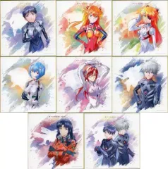 【中古】紙製品 全8種セット 色紙 色コレ 「一番くじ エヴァンゲリオン～全力疾走!～」 I賞