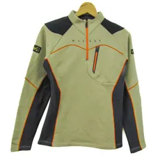 ミレー ジャージ ジャケット ストレッチ アウトドア 登山 ブランド アウター レディース 95サイズ ベージュ×ブラック MILLET 【中古】のサムネイル