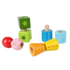 【大人気】Hape(ハペ) ねじねじつみき E0416