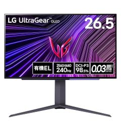【VGP 2025 金賞】LG ゲーミング モニター UltraGear OLED 27GS95QE-B 26.5インチ/WQHD(2560 1440)240Hz