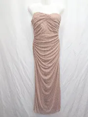 ◇ ◎ ●未使用● ZARA タグ付き ロング ワンピース EUR M USA M MEX 28 ベージュ ライトブルー レディース P  【1407260013686】