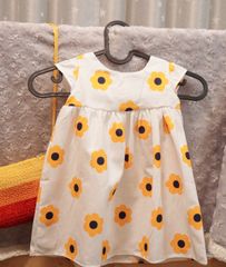 フローラルワンピースと帽子の2点セット - メルカリ