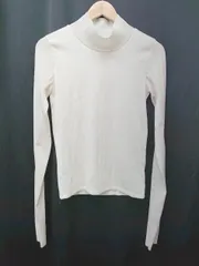 ◇ ⊇ PAGEBOY ページボーイ クシュソデプリーツハイネック 長袖 Tシャツ カットソー サイズF クリーム系 レディース P  【1409090028625】