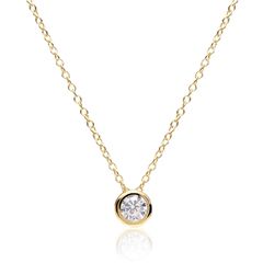 【数量限定】ナオットジュエリー レディース ジルコニア ネックレス ゴールド 1