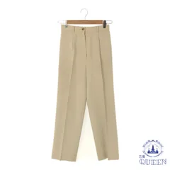 【訳アリ】 GIANNI LO GIUDICE ジャンニロジュディチェ パンツ テーパードパンツ カジュアルパンツ ボタン ファスナー シンプル おしゃれ 長ズボン レディース ベージュ 34 901-15719 送料無料 古着