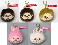 【中古】ぬいぐるみマスコット 全5種セット 「モンチッチ フェイスぬいぐるみ」