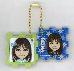 【中古】キーホルダー・マスコット(女性) 鷲尾伶菜(Flower) パズルキーホルダー2個セット 「E.G.POWER 2019 ～POWER to the DOME～」 EXILE TRIBE STATION オンラインカプセル
