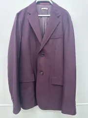 未使用 MARNI マルニ ノーカラーレザー ジャケット 36