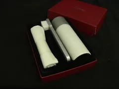 カルティエ　レッドレザー　ブレスレットボックス×ジュエリークリーナー カルティエ レッドレザー ブレスレットボックス×ジュエリー