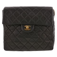 【中古】 CHANEL （シャネル） ﾏﾄﾗｯｾ ﾗﾑｽｷﾝ ﾁｪｰﾝﾘｭｯｸ バッグ リュックサック/デイパック ココマーク MATELLASE Black ブラック lambleather レザー ラム GD金具