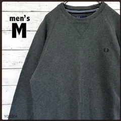 フレッドペリー　メンズ　長袖　スウェット　Mサイズ　ダークグレー　刺繍ロゴ