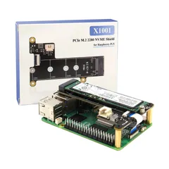 【在庫処分】NVMe M.2 PCIe SSD V1.1 2280拡張ボード、Raspberry X1001 Pi Geekworm 5に適用のサムネイル