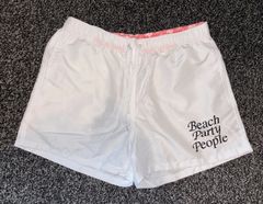 Beach Party Peopleビーチウェア　ショートパンツ　水陸両用　ユニセックス　ホワイト