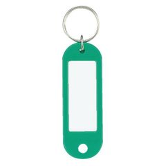（まとめ買い）コクヨ キーホルダー型名札 片面表示用 緑 10個パック ナフ-200GX10 【×3セット】