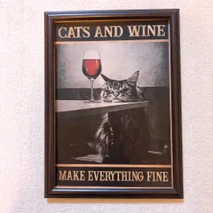 161:１週間お疲れさま♡  【フレーム付き】猫　アート　パロディ