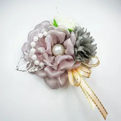 コサージュ 卒園式　卒業式　入園式入学式 結婚式 発表会 ＊フォーマルコサージュ＊パールブローチd3