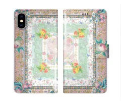 [iPhone11 Pro Max] iPhone14 ケース スカラー スマホケース 手帳型 iPhone16 ケース iPhone 16 15 14 Pro 13 12 Mini 11 スマホカバー 全機種対応 手帳 ScoLar フラワー チョウ フルー