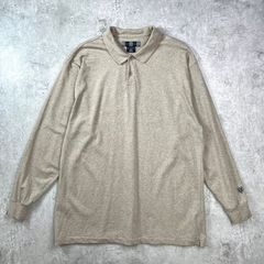 ステューシー ウォッシュドオーバーサイズシルキーコットンポロシャツ 