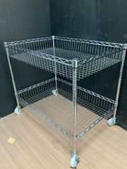 アイリスオーヤマ メタルバスケット　ワゴン　バスケット　平台　什器　ゴンドラ什器　ルミナス