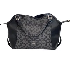 コーチ エディ 57934 2WAYバッグ ハンドバッグ ショルダーバッグ シグネチャー キャンバス × レザー ブラウン系 COACH【中古】MK-1977