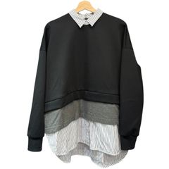 ENFOLD エンフォルド 23AW LAYERED PULLOVER レイヤード