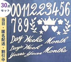 月齢フォト ニューボーンフォト 30枚セット マンスリーカード 木製レターバナー