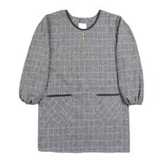 新品 [Poweforest] 割烹着 オシャレ かわいい ポケット付き 袖付きエプロン さらりと軽い 動きやすい女性用 人気アイテム 保育士 介護士 ガーデニング 料理教室