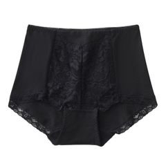 ハイウエストショーツ レディース 綿 すっぽり 深ばき ストレッチレース エレガント 花柄 引き締め 伸縮性 通気性 大きいサイズ 下着 rs028