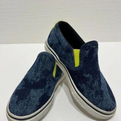 DIESEL　スリッポン　子供用　靴　スニーカー　紺　ディーゼルキッズ