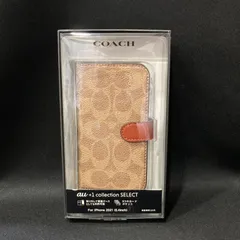 iPhone13mini用　COACH ハードケース　シグネチャーブラウン iPhone 13 mini用 COACH（R）ハードケース／SIGNATURE Brown