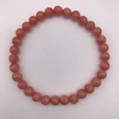 ⭐︎新春セール⭐︎  パワーストーンブレスレット　ユニセックス　高品質　ロードクロサイト　6.5mm玉