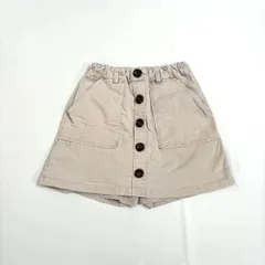a.v.v コーデュロイ キュロットスカート ベージュ 女の子 140 キッズ