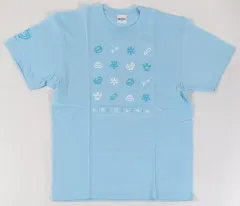 【中古】Tシャツ リゼ・ヘルエスタ にじさんじライバーモデルTシャツ ライトブルー Mサイズ 「バーチャルYouTuber にじさんじ にじTグッズ」