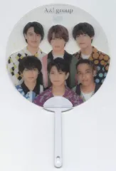 【中古】うちわ Aぇ! group 透明ミニうちわ 「SUMMER PARADISE 2022」