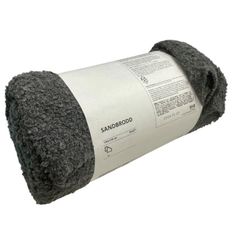 SANDBRODD サンドブロッド ブランケット, チャコール IKEA