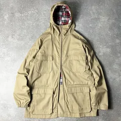 70s 白タグ Woolrich マウンテン パーカー ジャケット L / 70年代 ビンテージ マンパ ウールリッチ カーキ ライナー