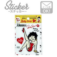 ステッカー 車 かっこいい ベティブープ Betty Boopかわいい バイク カスタム スマホ シール  BT-01 (レッグ)
