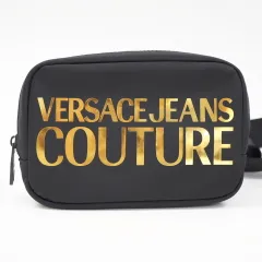 VERSACE/ヴェルサーチ 72YA4BF2 899 JEANS COUTURE ベルトバッグ ショルダーバッグ ブラック レディースのサムネイル