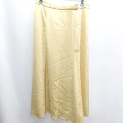 ◇ ⊂ ANNA LUNA アンナルナ ロング フレア スカート サイズM イエロー系 レディース E  【1410100037346】