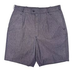 デッドストック 未使用 W32 フランス軍 デニム ショートパンツ ショーツ ハーフパンツ ミリタリー インディゴ ブルー