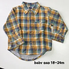 ベビーギャップ　チェックシャツ　18-24m 90