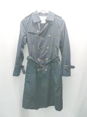 ◇ ◎ ROPE PICNIC ロペピクニック 無地 ダブル 細身 シンプル 長袖 トレンチコート サイズ40 ネイビー レディース E  【1310130034141】