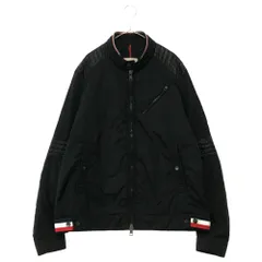 MONCLER (モンクレール) VIAUR GIUBBOTTO ロゴワッペンジップアップナイロンジャケット D10914011485-68352 ブラックのサムネイル