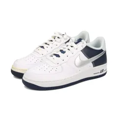 NIKE AIR FORCE 1 LV8 GS 【DALLAS COWBOYS】 WHITE/MIDNIGHT NAVY/PURE PLATINUM/METALLIC SILVER 23.5cm