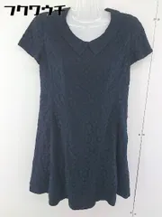 ◇ OPENING CEREMONY オープニングセレモニー 総レース 2way 半袖 ミニ ワンピース サイズM ネイビー レディース  【1109150003868】