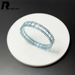 【限定一点】 逸品 EU製 ★ROBEAN・ブルートパーズ★バングル パワーストーン 天然石 綺麗 お守り プレゼント2  ギフト 9.7*6.5*3.7mm M0611447