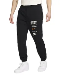 [ナイキ] クラブ コレクション スウェット ジョガー パンツ フリース 裏起毛 国内正規品 ジム スポーツウェア フィットネス トレーニング メンズ FN2644-010 XL(O,LL,2L) サイズ [(010) ブラック/セーフティオレンジ] [XL]